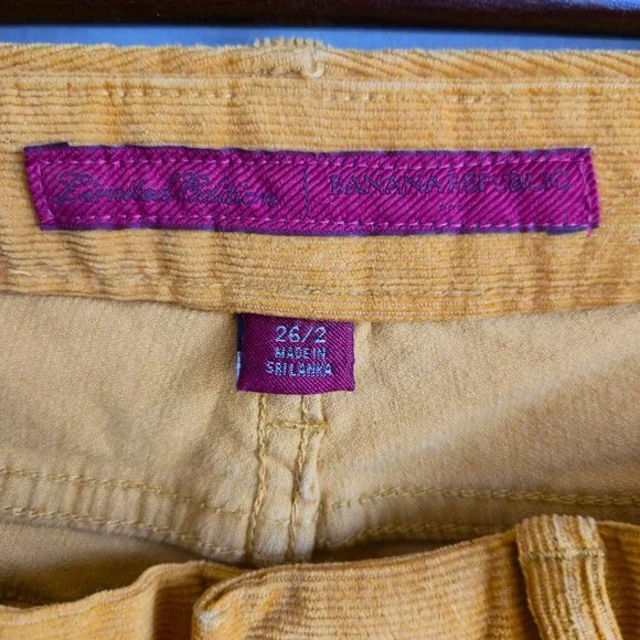 Banana Republic Limited Edition Corduroy Jeans | Skinny | Size 26/2 - Picture 2 of 11